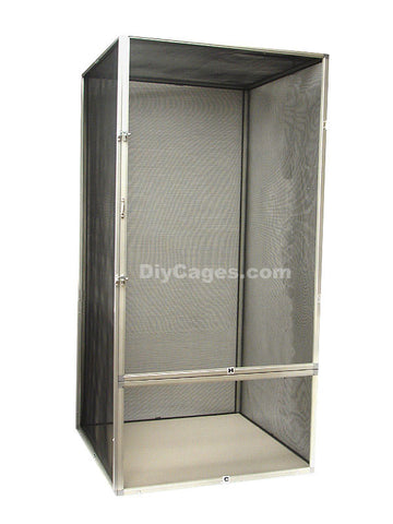SC3 - 36x18x18 Large Vertical Screen Reptile Cage Vertical Screen Cages Diy Cages   